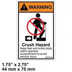 2045293: Aftermarket Hyster Label Operator