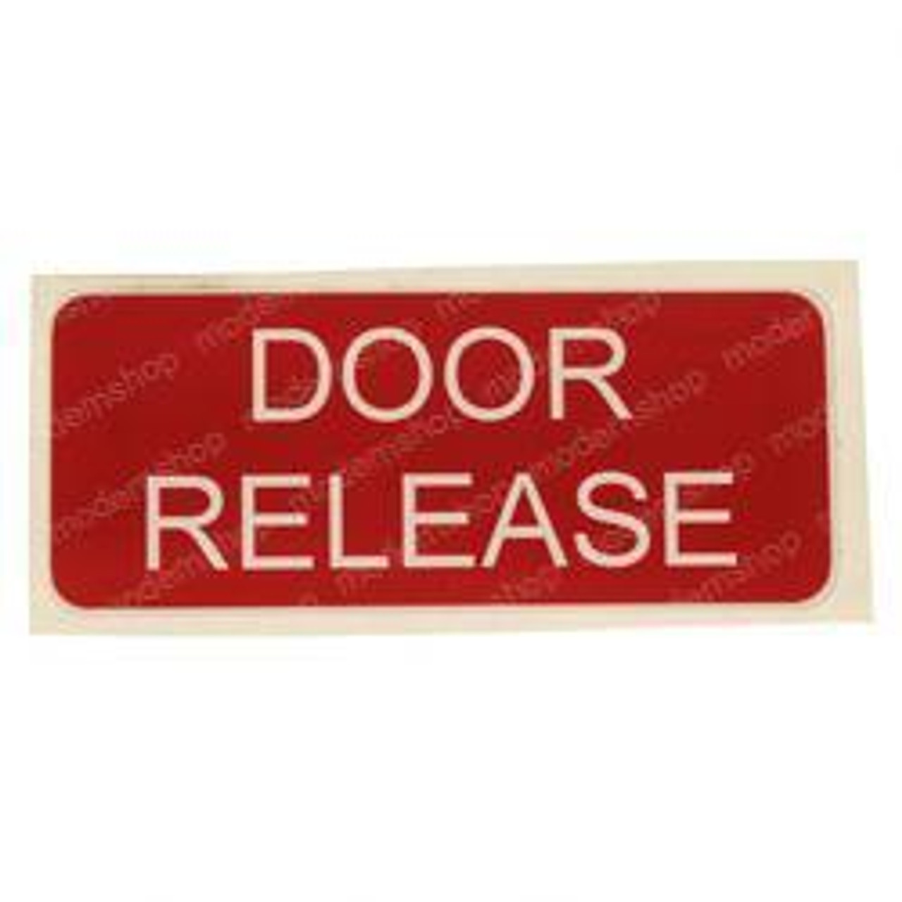 377618: Aftermarket Hyster Forklift Decal - Door Release