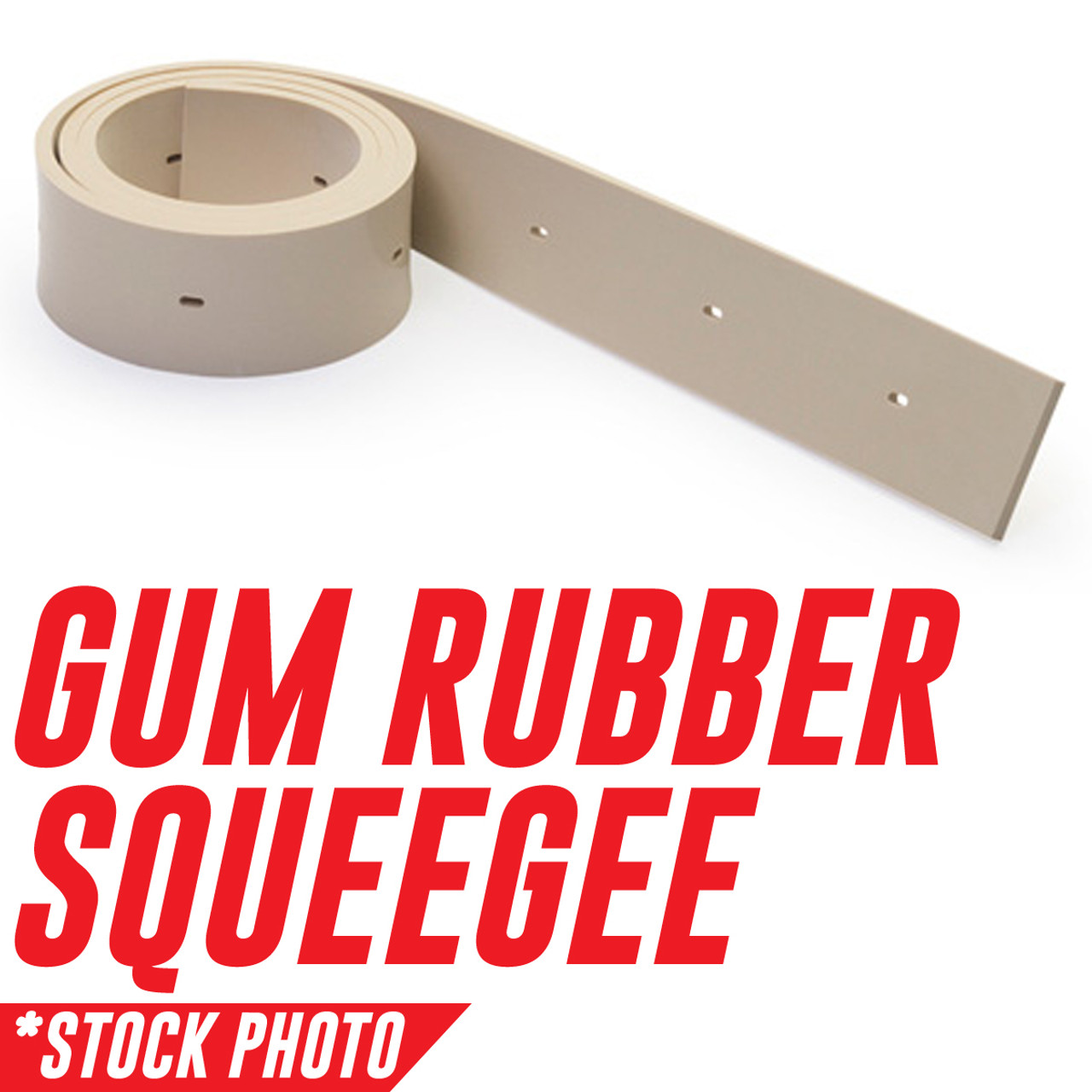 390-755G: Squeegee, Front, Tan Gum fits Tomcat Models 390, 420, 430, 490, 550