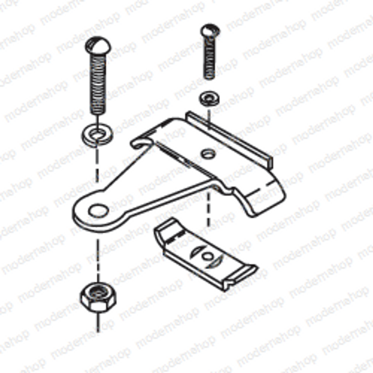 996G1: Briggs CABLE KIT - CLAMP