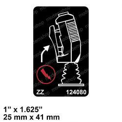 124080: Aftermarket Skyjack Decal - Enable Joystick