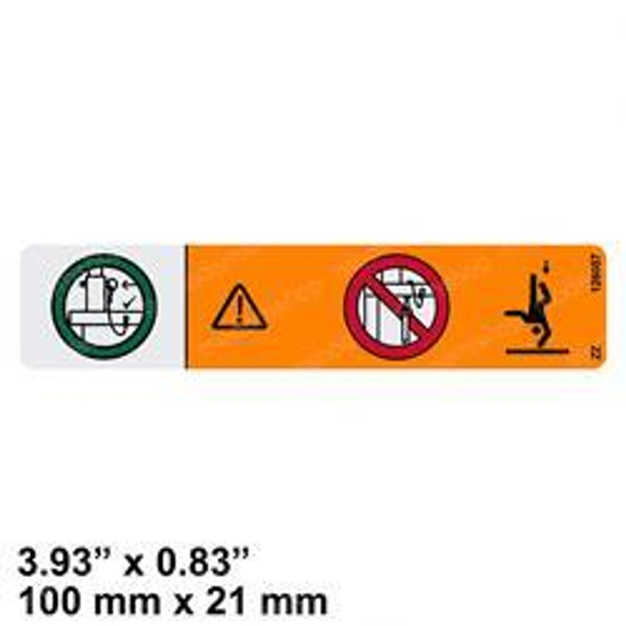 126057: Aftermarket Skyjack Decal - Falling Hazard