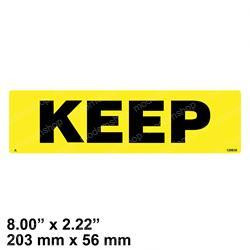 129838: Aftermarket Skyjack Decal - Keep