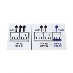 130313: Aftermarket Skyjack Label Platform Capacity 120