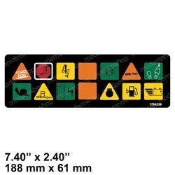 1704239: Aftermarket Gradall Decal - Platform Display