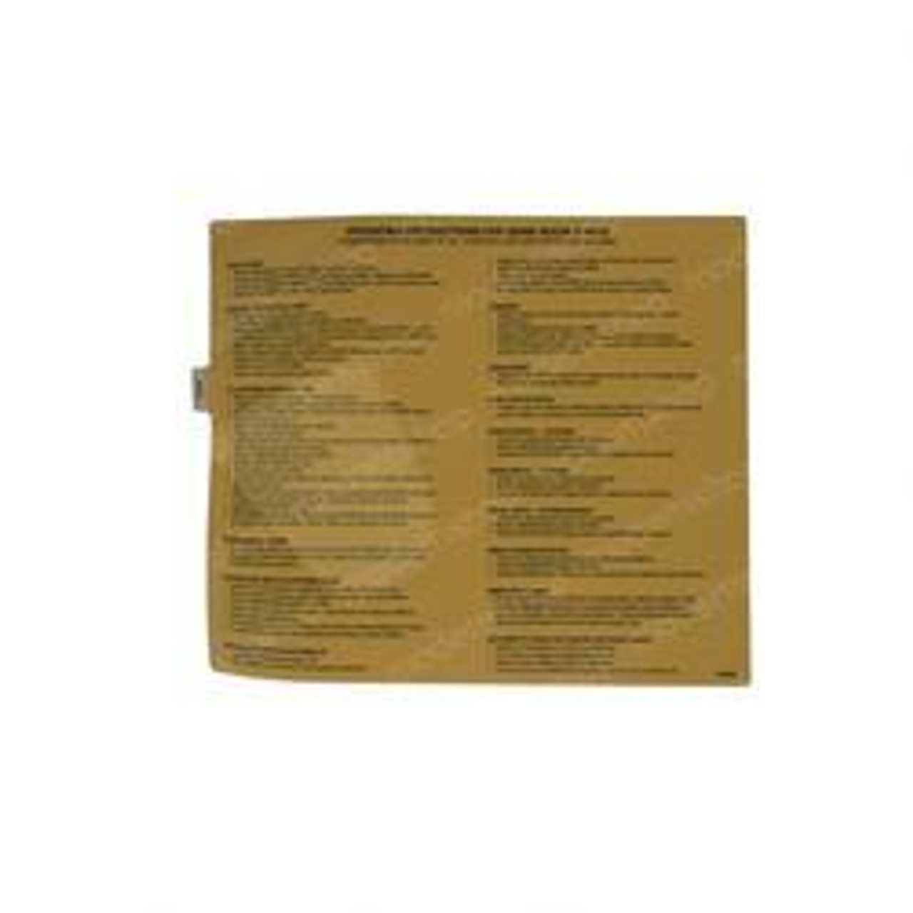 45405: Aftermarket Genie Decal Operating Instructions