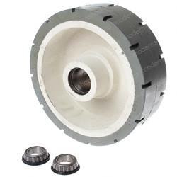504351-000-GREY: Aftermarket Upright Mould On Wheel - 305X100 Idler