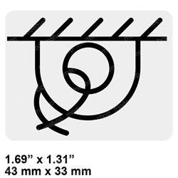 52475: Aftermarket Genie Decal - Transport Tiedown