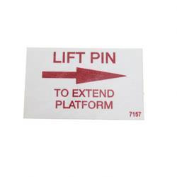 7157: Aftermarket MEC (Mayville Eng) Decal - Latch