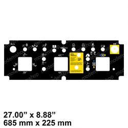 82238: Aftermarket Genie Decal - Platform Control Panel