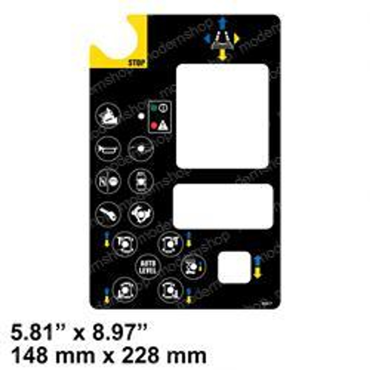 82417Gt: Aftermarket Genie Decal - Control Panel