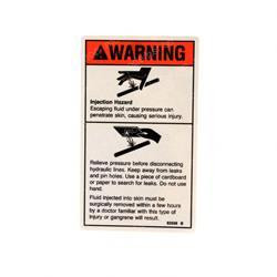 82558: Aftermarket Genie Decal - Fluid At Pressure