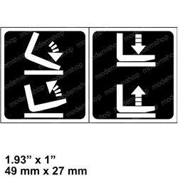 0369573: Aftermarket Hyster Decal - Lift/tilt