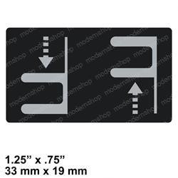 0370258: Aftermarket Hyster Decal - Side Shift