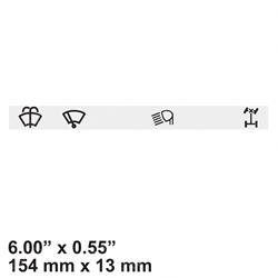 114449: Aftermarket Genie Decal - Dash Accessories