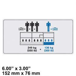 130382: Aftermarket Skyjack Label Platform Capacity 850