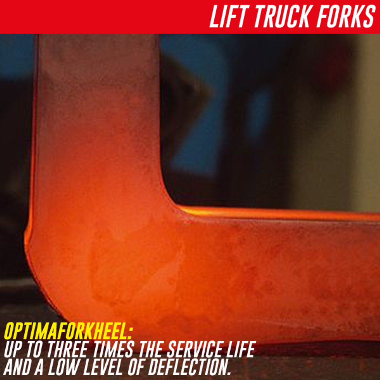 IMP15065137041271: 54" x 6" x 2.5" Forklift Forks