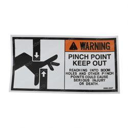 80603037: Aftermarket JLG Decal - Warning