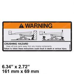 1706099: Aftermarket Gradall Decal Crushing