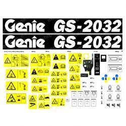 233309: Aftermarket Genie Decal Kit - 2032 Comp-sym-ce