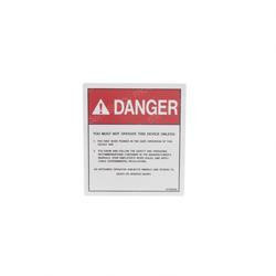 0323897: Aftermarket Snorkel Decal - Do Not Operate
