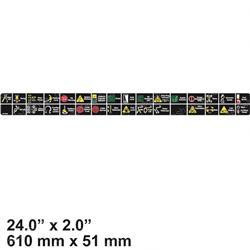 1001173262: Aftermarket JLG Decal-legend (plf) (400S)