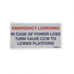 102505: Aftermarket Skyjack Decal Valve