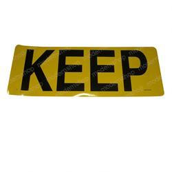 106760: Aftermarket Skyjack Decal - Keep