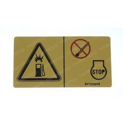 114251: Aftermarket Genie Decal - No Smoking Symb