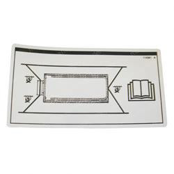 114361: Aftermarket Genie Decal - Tie Down Instructions