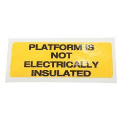 11857: Aftermarket Genie Decal Non-insulated Platform