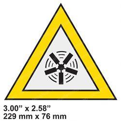 12260-701: Aftermarket Marklift Decal - Fan Caution
