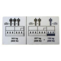 130311: Aftermarket Skyjack Label- Vl- Pltfrm Capacity 800