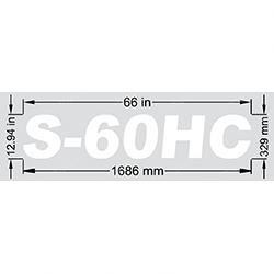 133218: Aftermarket Genie Decal - Cosmetic S-60Hc