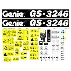 161776: Aftermarket Genie Decal KIT-3246 Comp-sym-ce
