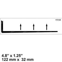 1701508: Aftermarket Gradall Decal Fork Lift Area