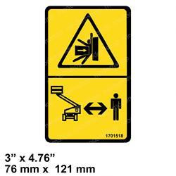 1701518: Aftermarket Gradall Decal - Crushing
