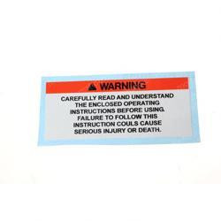 1702110: Aftermarket Gradall Decal (read Instr)
