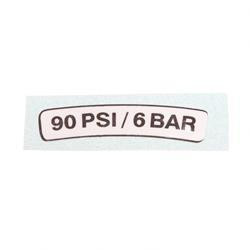1702740: Aftermarket JLG Decal Tire Press (90 PSI)