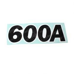 1702818: Aftermarket Gradall Decal 600A