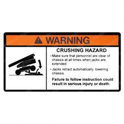 1704755: Aftermarket Gradall Decal Crushing (chassis)