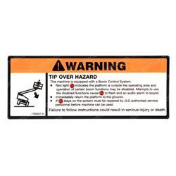 1705337: Aftermarket JLG Decal - Tip-over Hazard