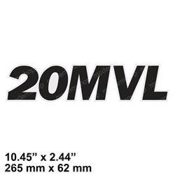 1706746: Aftermarket Gradall Decal - 20MVL