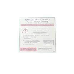 182107: Aftermarket Terex Decal - Emergency