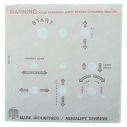 2008: Aftermarket Marklift Decal - Upper Control Box