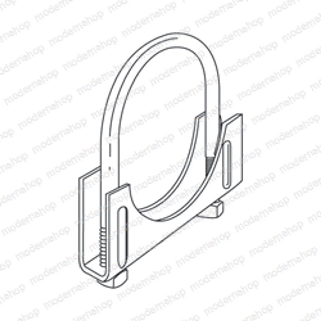 2020: Aftermarket Linde Forklift Clamp - Exhaust 2 Inch
