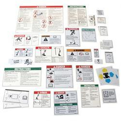 220001: Aftermarket Genie Decal Kit-safety/instr-words