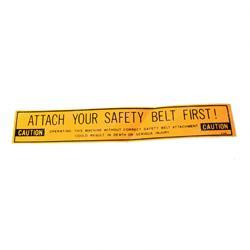 22385: Aftermarket Terex Decal - Caution - Attach Safety