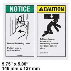 27845: Aftermarket Genie Decal Emerg.lower/collision