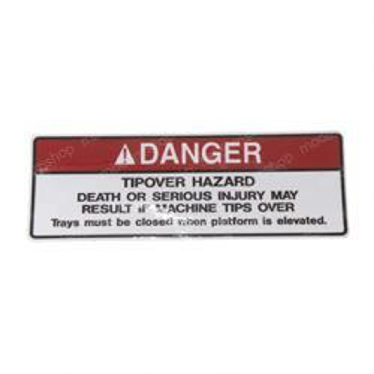 300760: Aftermarket Snorkel Decal - Danger 300760: Aftermarket Snorkel Decal - Danger